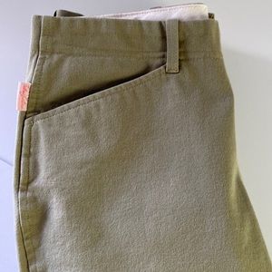 The Tailored Sportsman New Green Beige Riding Breeches Style 1965 Side Zip 30R